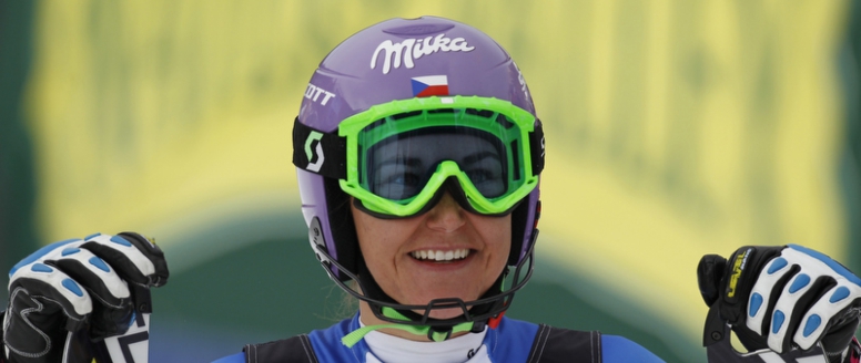 Šárka Strachová ve slalomu SP v Kühtai po prvním dějství na skvělém 3. místě!