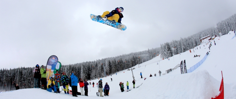 Český pohár ve snowboardingu ZEZULA TOUR 2015 na Klínovci