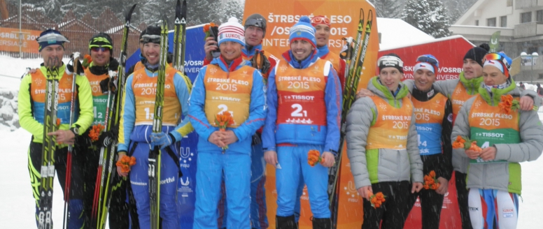 Světová zimní univerziáda - běžci bronzoví ve štafetě !!!