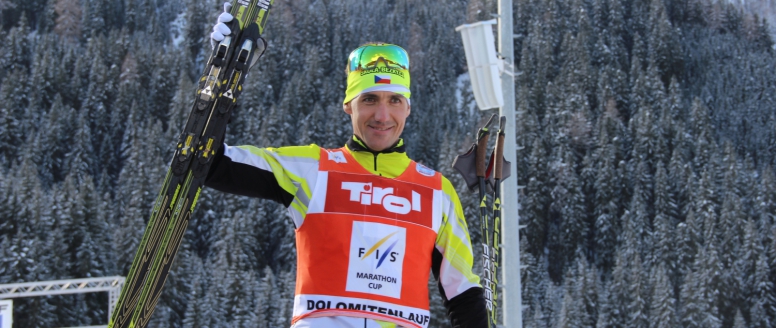 Teď už je cíl jednoznačně jinde, budu bojovat o celkové vítězství, říká průběžný lídr laufařského FIS Marathon Cupu Petr Novák