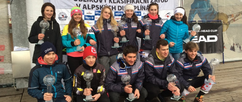 HEAD CUP Český pohár žáků v alpských disciplínách vyvrcholil finálovými závody v Koutech