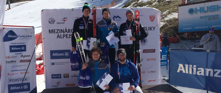 Mistry České republiky v obřím slalomu jsou Martina Dubovská a Kryštof Krýzl