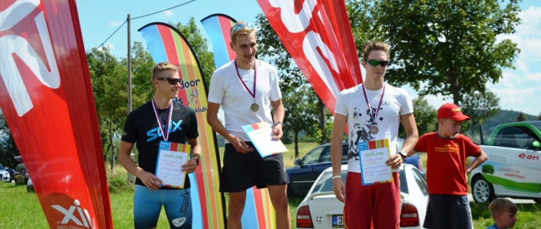 Reprezentanti v běhu na lyžích závodili v Krušlově. Vyhráli Rypl a Klementová