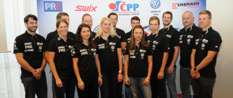 Reprezentace běžců na lyžích prozradila na tiskové konferenci své cíle do nové sezony