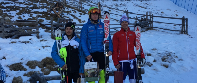 Juniorský reprezentant Patrik Benc zajel 3. místo ve slalomu NJR v italském Pfelders