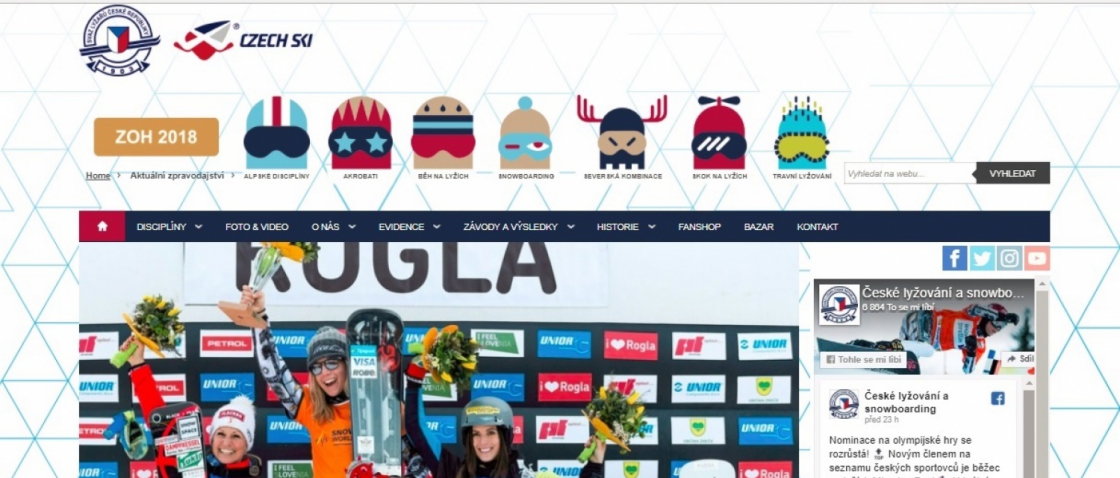 Vítejte na novém webu Svazu lyžařů ČR!
