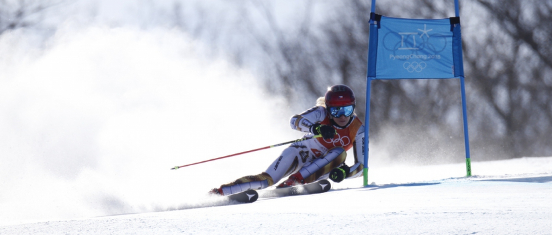 Alpské lyžování: Ester Ledecká obsadila 3. místo v obřím slalomu FIS v Les Menuires