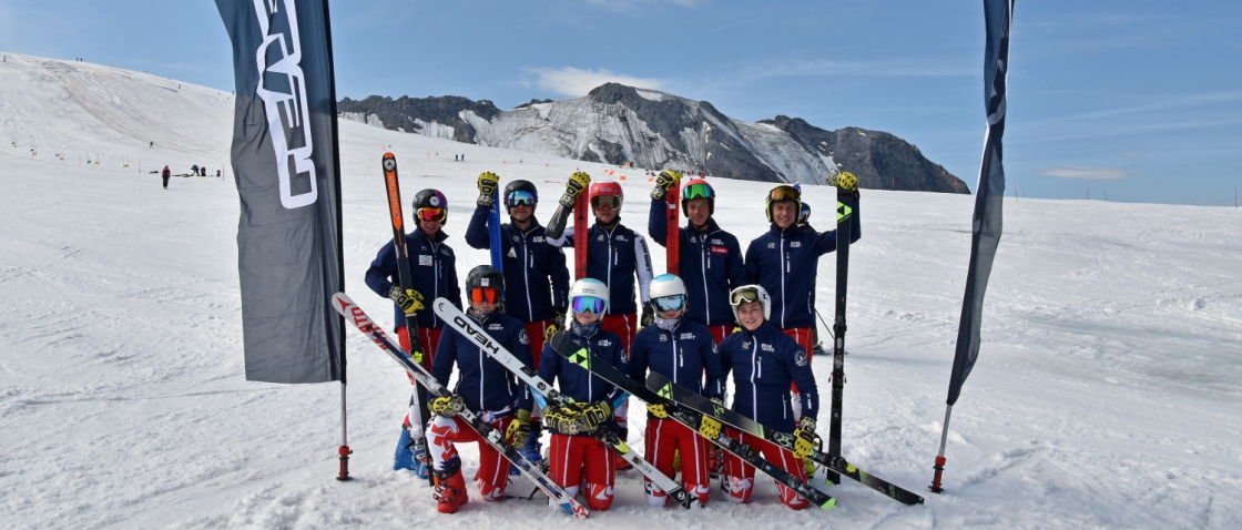 Vysokohorské soustředění juniorské reprezentace alpských lyžařů