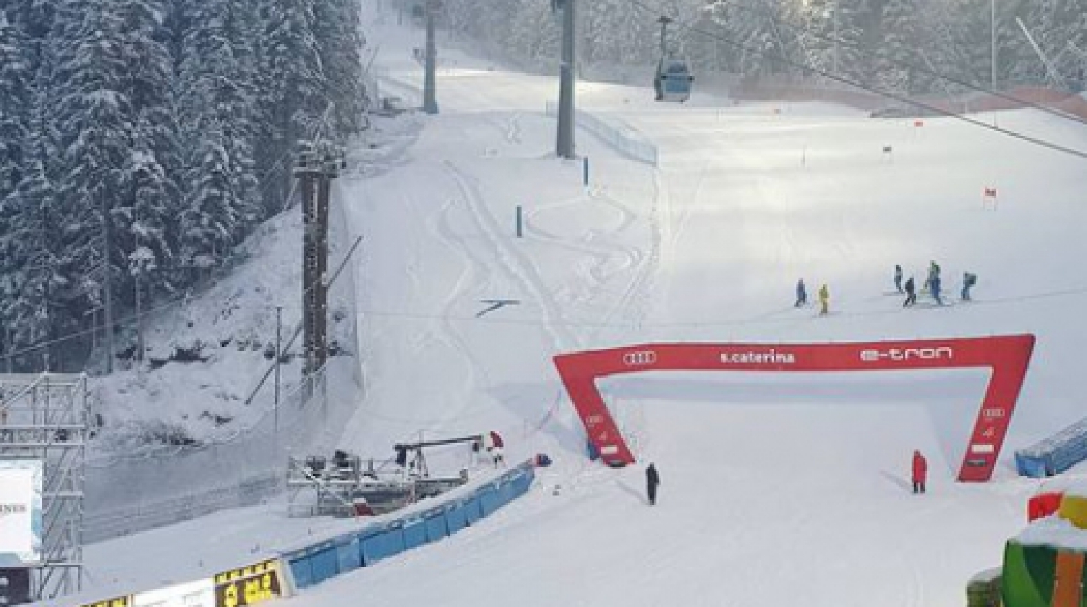 Nedělní obří slalom mužů v Santa Caterině přesunut na pondělí