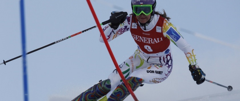 Strachová poprvé v sezoně dosáhla na světové body ve slalomu