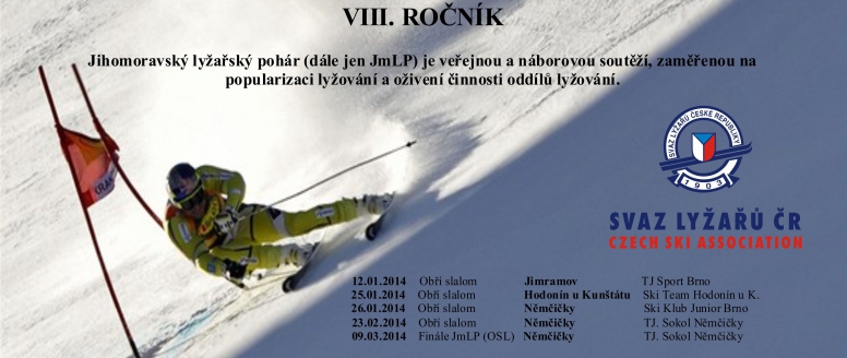 Závod Jihomoravského lyžařského poháru 12.1.2013 v Jimramově  - PŘELOŽEN