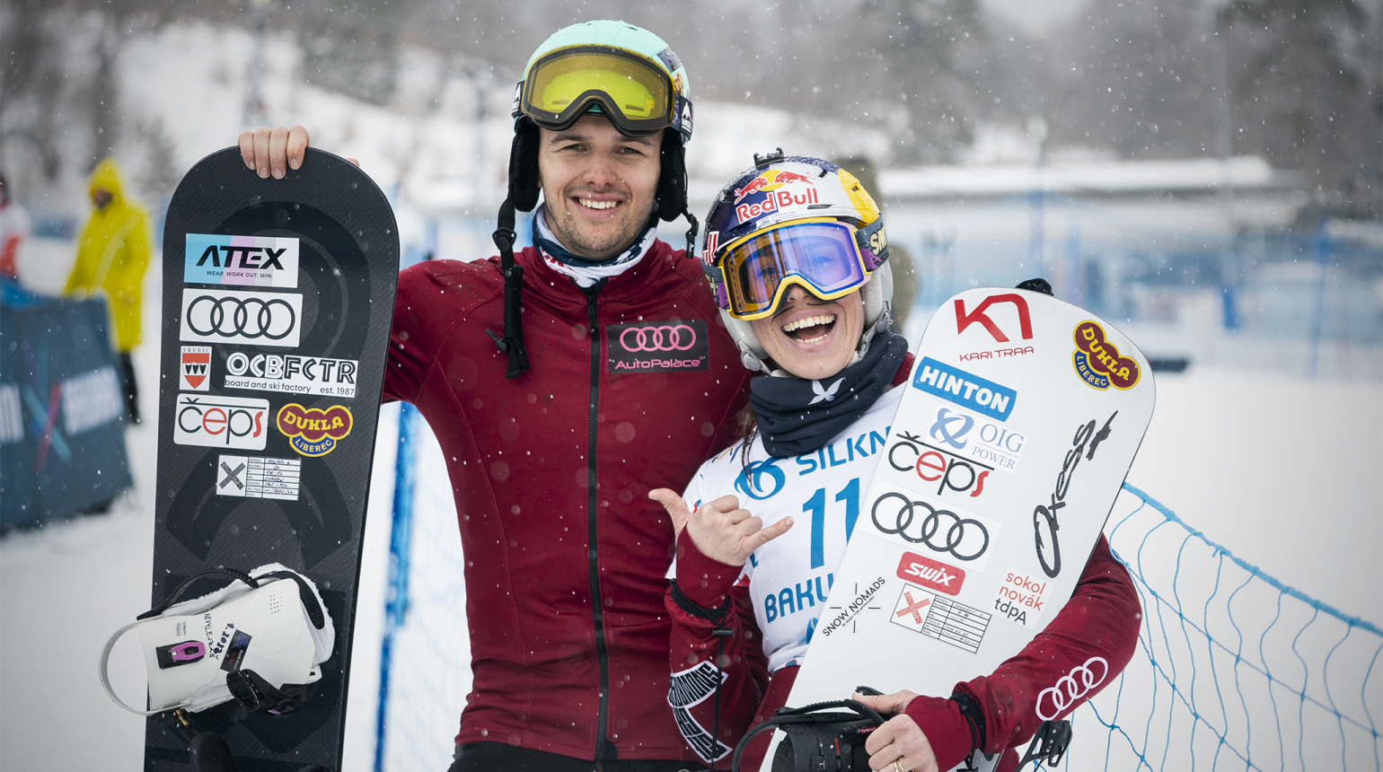 Týmový závod na MS skončil pro české snowboardcrossaře ve čtvrtfinále