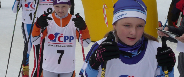 Mistrovství ČR v běhu na lyžích žactva se jede ve Vimperku