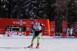 Eva Vrabcová Nývltová při loňské TDS (sprint v Lenzerheide)