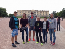 Juniorská reprezentace na mezinárodním kempu v Norsku