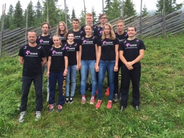 Juniorská reprezentace na mezinárodním kempu v Norsku