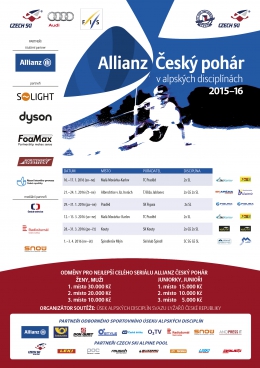 Allianz Český pohár 2015-16 - oficiální plakát