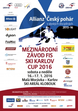 Allianz Český pohár 2015-16 - Karlov - oficiální plakát