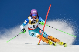 Šárka Strachová na rati slalomu MS 2017