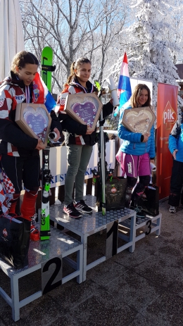 Barbora Peroutková na 3. místě na Zagreb Trophy ve slalomu