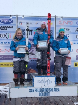 CIT OSL Passo San Pellegrino (ITA): 1. Aneta Vetrová, 2. Klára Gašparíková, 3. Jolana Vrzalová
