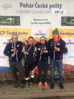 Žákovští mistři ČR slalom 2018