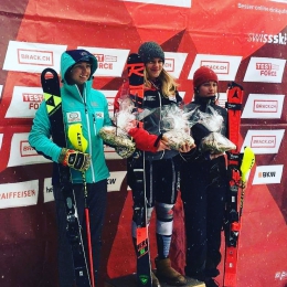 Elese Sommerová na 2. místě ve slalomu FIS v Adelbodenu