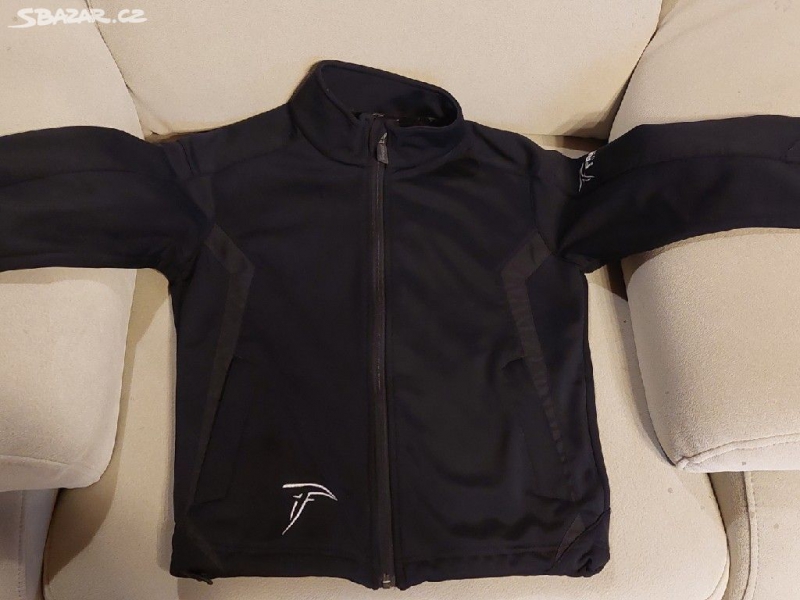 Bunda SOFTSHELL FRENCYS černá vel. 140 cm