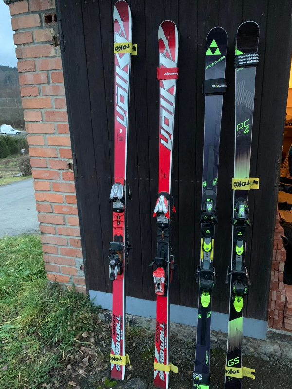 Prodám lyže Wolkl a Fischer