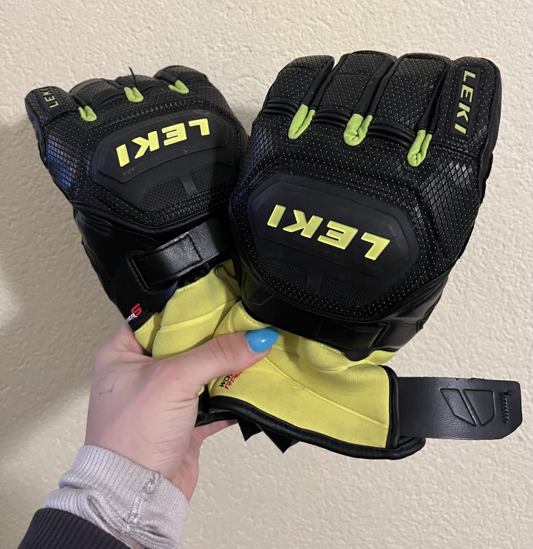 LYŽAŘSKÉ RUKAVICE LEKI VEL. 8