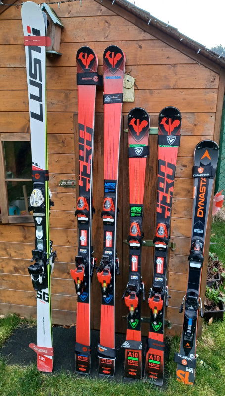 2xGS-171 cm, 2xSL-142cm,1xSL-128cm