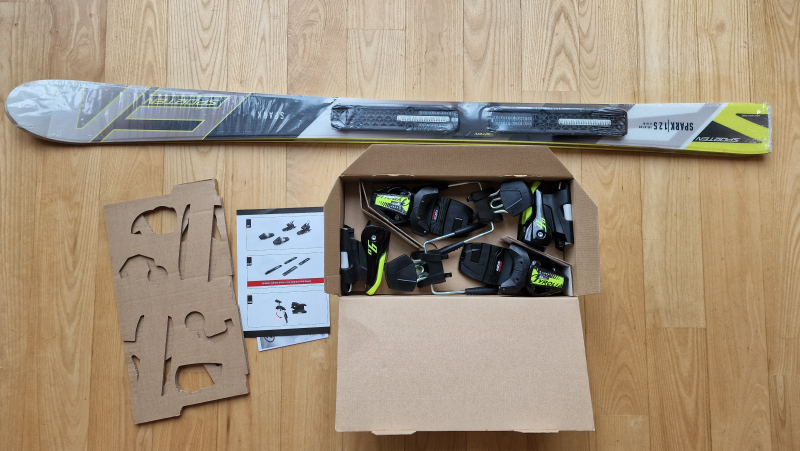 Nové Sporten Spark Jr 125 cm + Tyrolia SLR 9