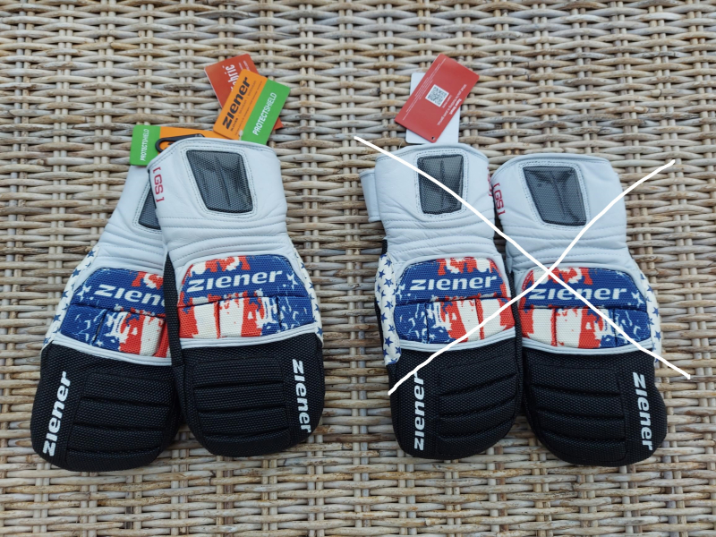 Lyžařské rukavice Ziener Griber GS - vel 8,5