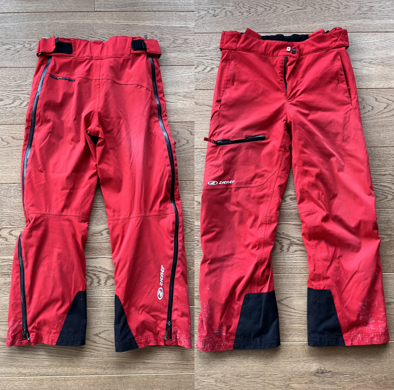 Kalhoty Ziener, celorozepínací, vel. 152