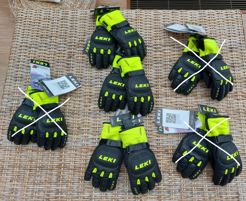 Dětské lyžařské rukavice Leki WCR Coach Fle GTX - 6,0