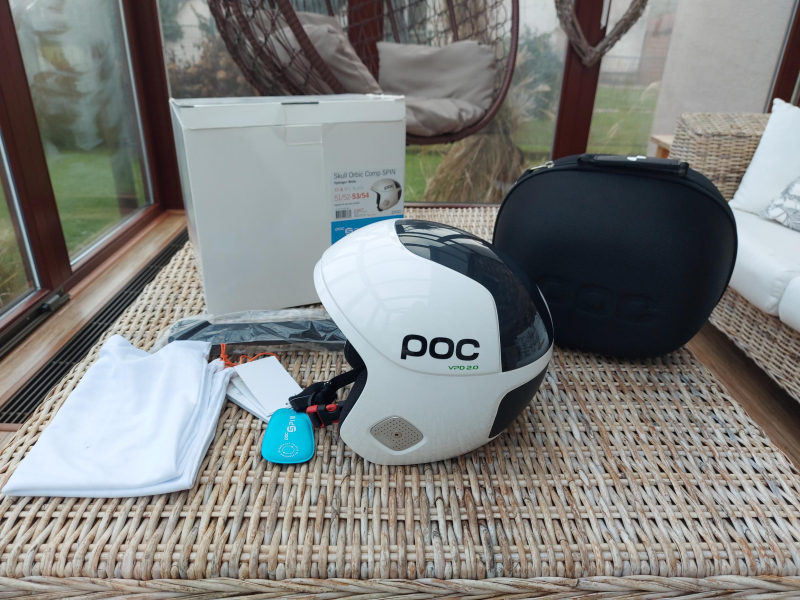 Lyžařská helma POC Skull Orbic Comp Spin - S 53/54