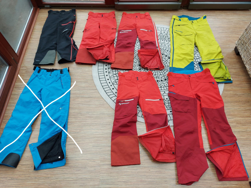 Celorozepínací lyžařské kalhoty Ziener