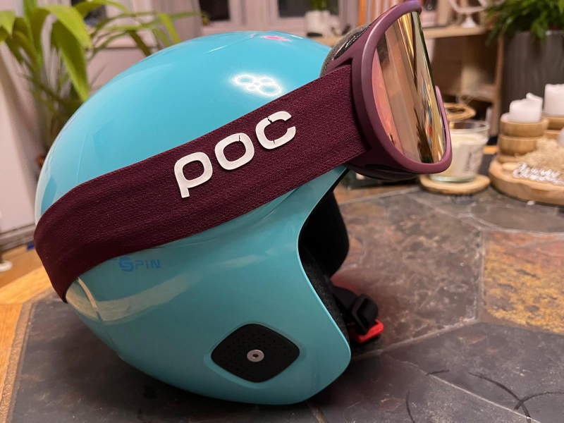 Lyžařská helma POC Skull Orbic X + Poc brýle