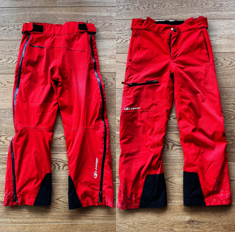 Kalhoty Ziener, celorozepínací, vel. 152