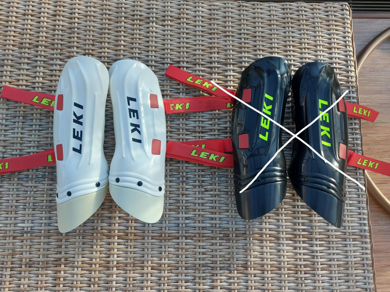 Slalomové chrániče holení Leki Shin Guard - 33cm