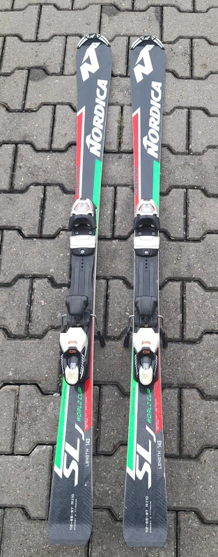 Dětské závodní slalomové lyže Nordica SLJ WC - 143