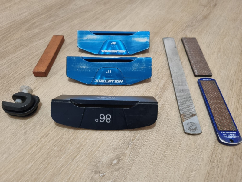 Broušení lyží a snowboardů - sada