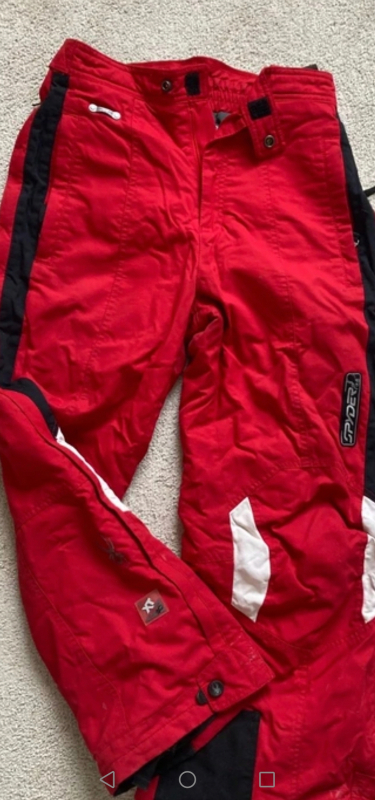 Celorozepínací lyžařské kalhoty