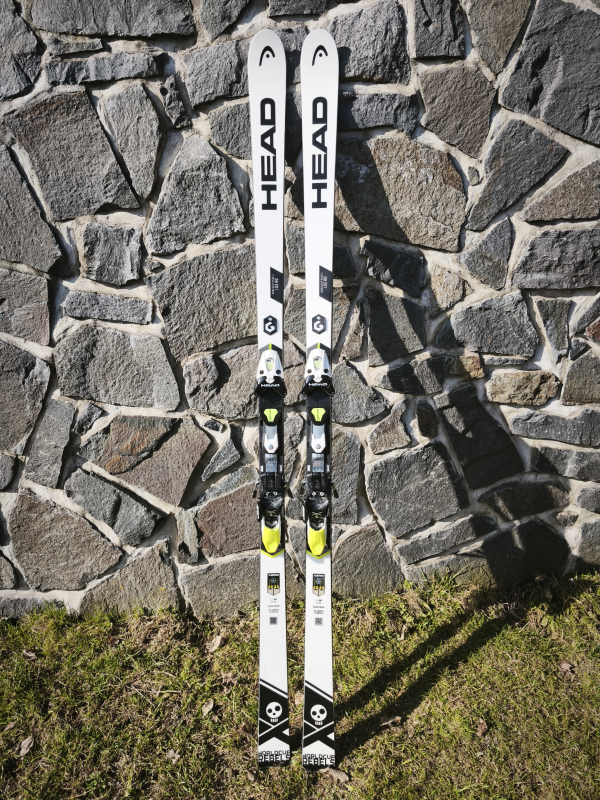 Nové závodní lyže obřajdy188/30 Head WC Rebels GS RD