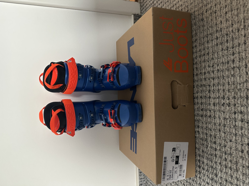Lyžařské boty LANGE RS 70 SC Vibrant Blue, velikost 25,5