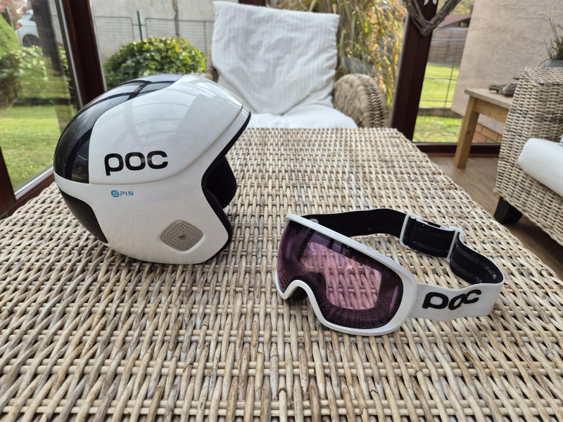 Lyžařská helma POC Skull Orbic Comp + brýle POC -L