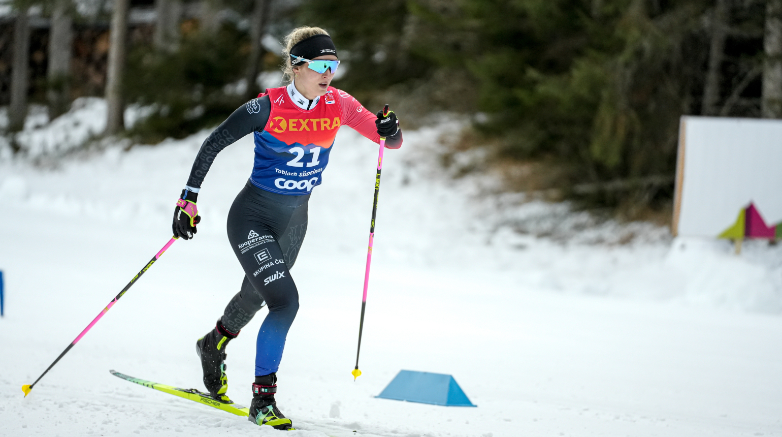 Tour de Ski: Janatová vybojovala na klasické desítce 22. místo. Z tohoto závodu jsem měla největší strach, usmívala se