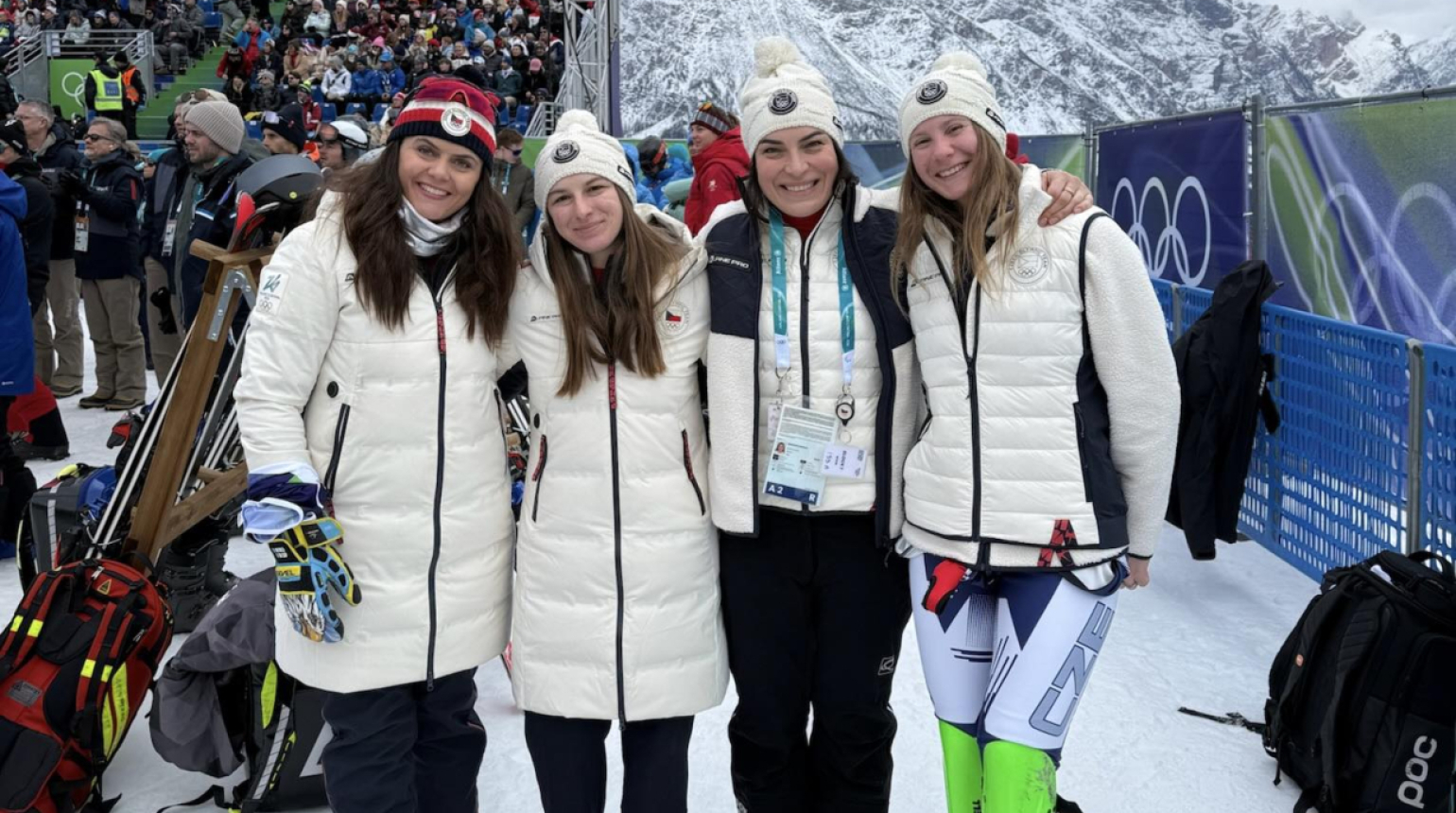 Dvě české dvojice se představily v týmové kombinaci žen. Nováková s Dubovskou skončily šestnácté