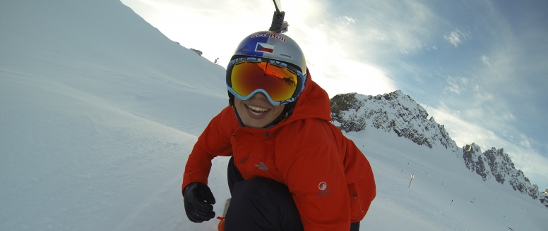 Poslední trénink snowboardcrossařky Samkové před olympijským závodem provázel smích, ale i slzy
