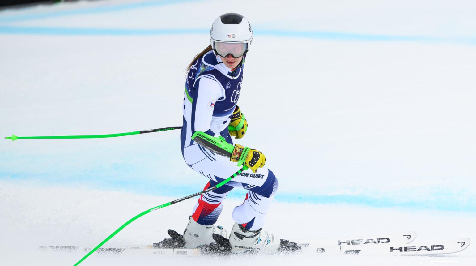 ZOH: Labaštová se v obřím slalomu ve druhém kole zlepšila na 38. místo. Negri nedokončila